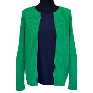 Liz Claiborne Green Sweater/Cardigan